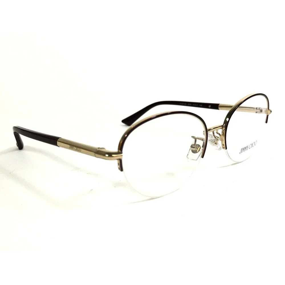 Jimmy Choo Eyeglasses Frames JC2014D 3025 Red Gold Round Asian Fit 51-17-140